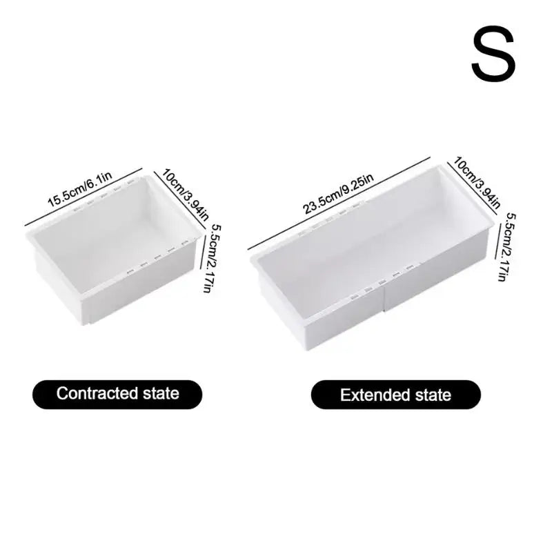 Universal Extendable Drawer Organizer Durable Plastic Multi-size