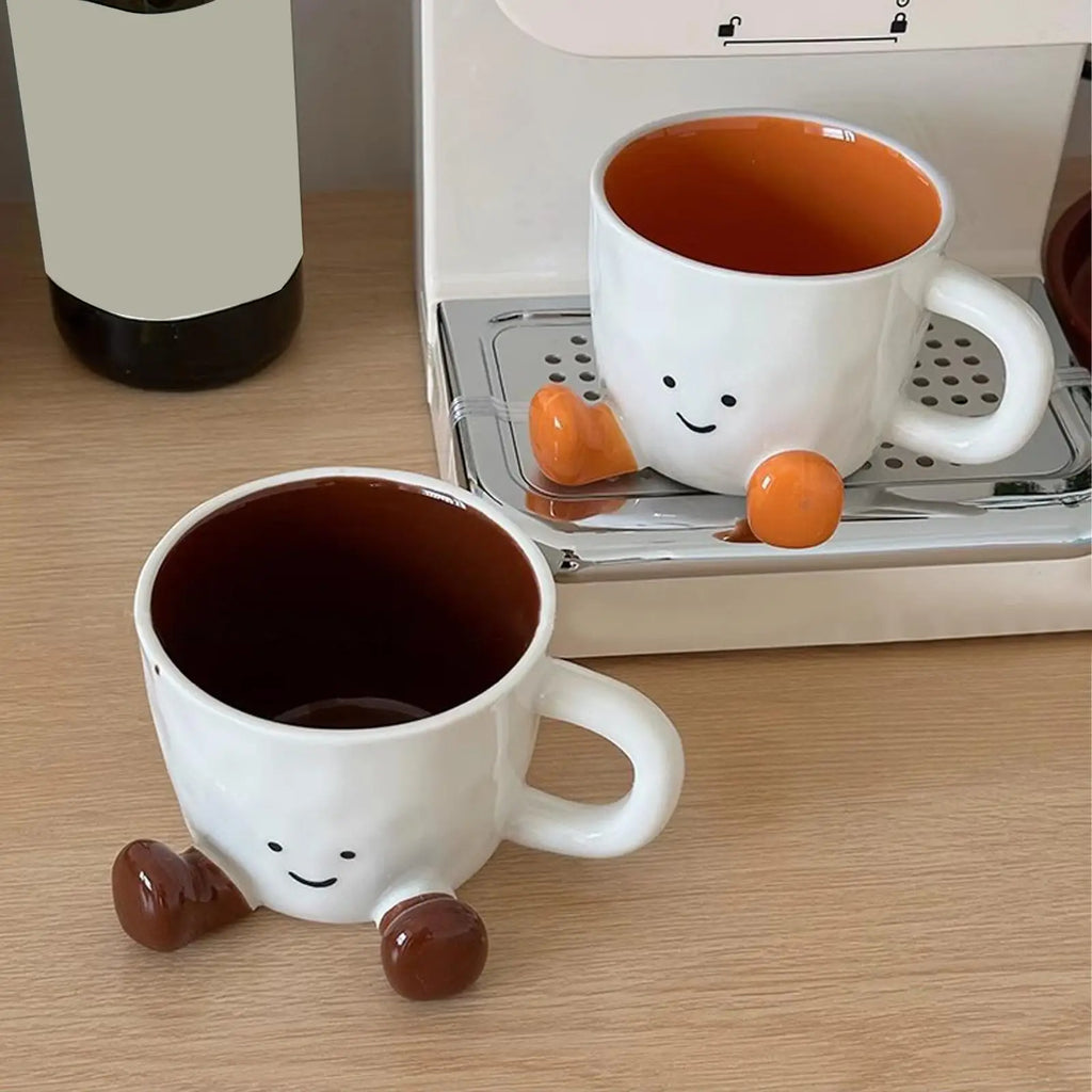 Foot Shape Coffee Mug Creative Ceramic Cup Feet Household Water Milk