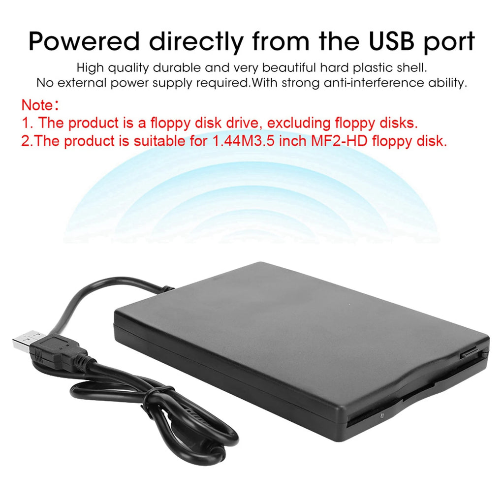External Floppy Drive Disk Portable 3 5 Inch Card Reader Computer