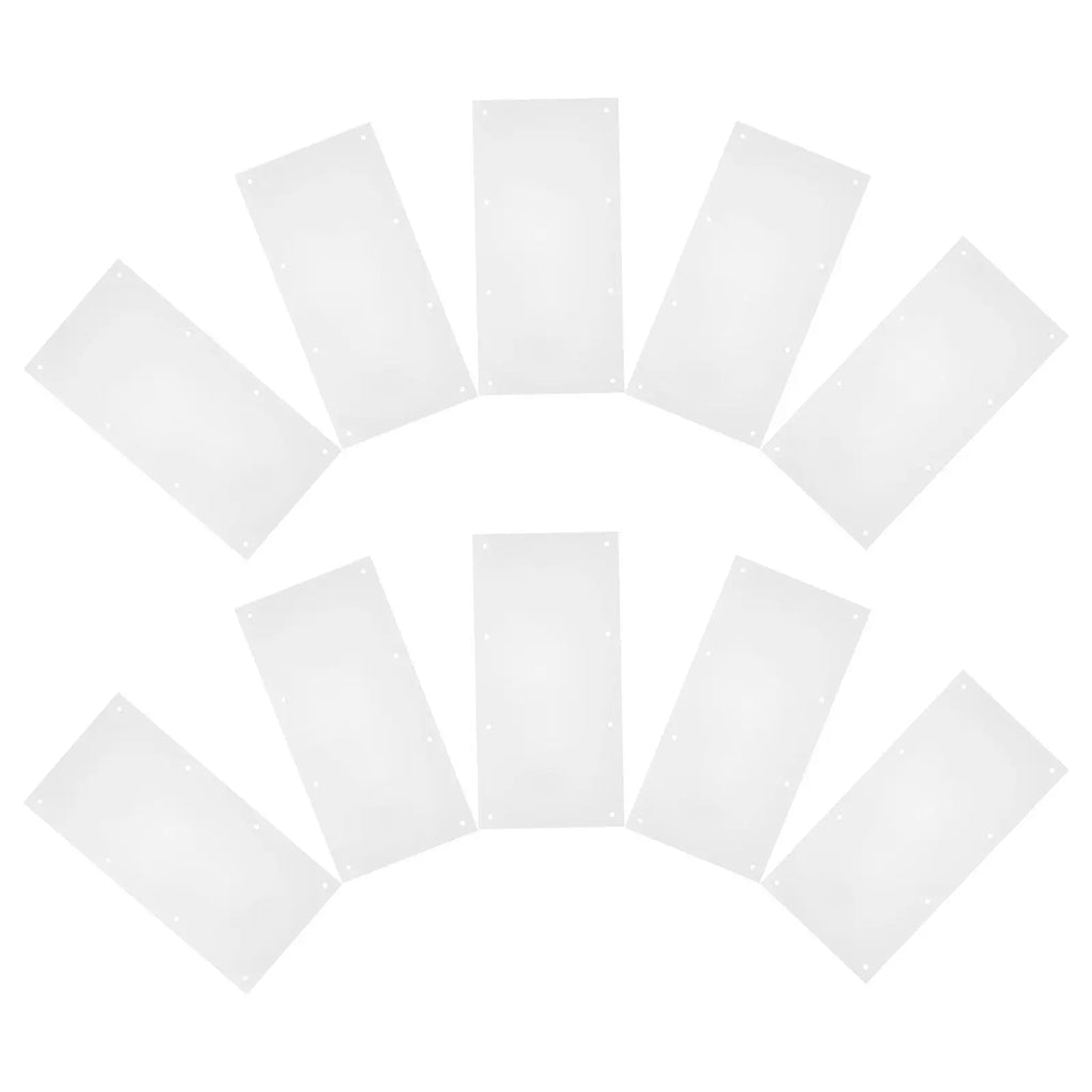 10Pcs Pet Cage Liner Clear Bunny Pee Shield Cage Edge Protection Detachable Washable Rabbit Urine Guard Habitat