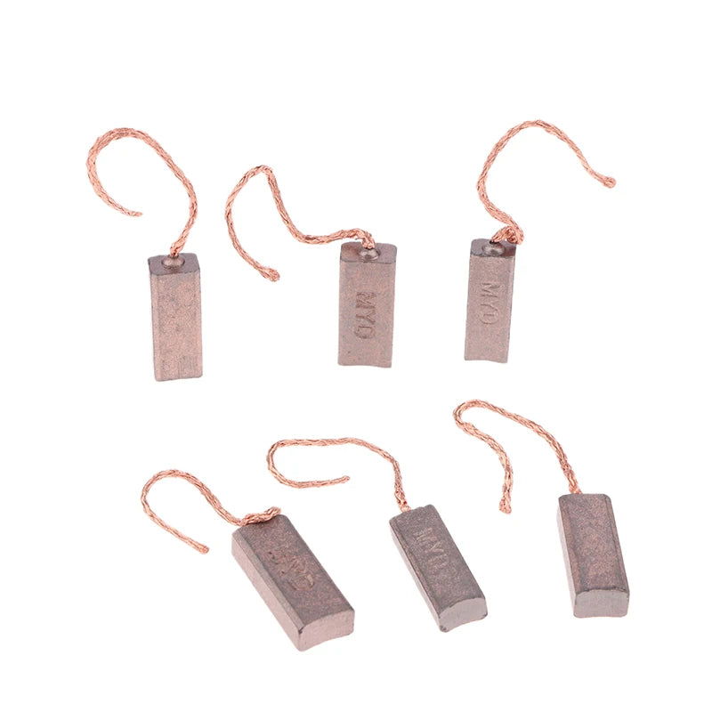 5-Pack Car Alternator Carbon Brushes with Regulator Line