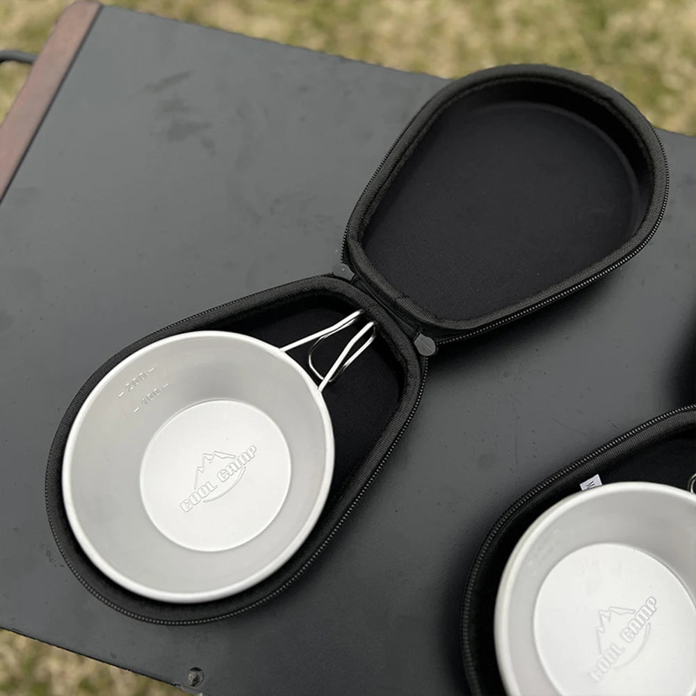 Outdoor Cutlery Box Shockproof Dishes Bowl Storage Pouch