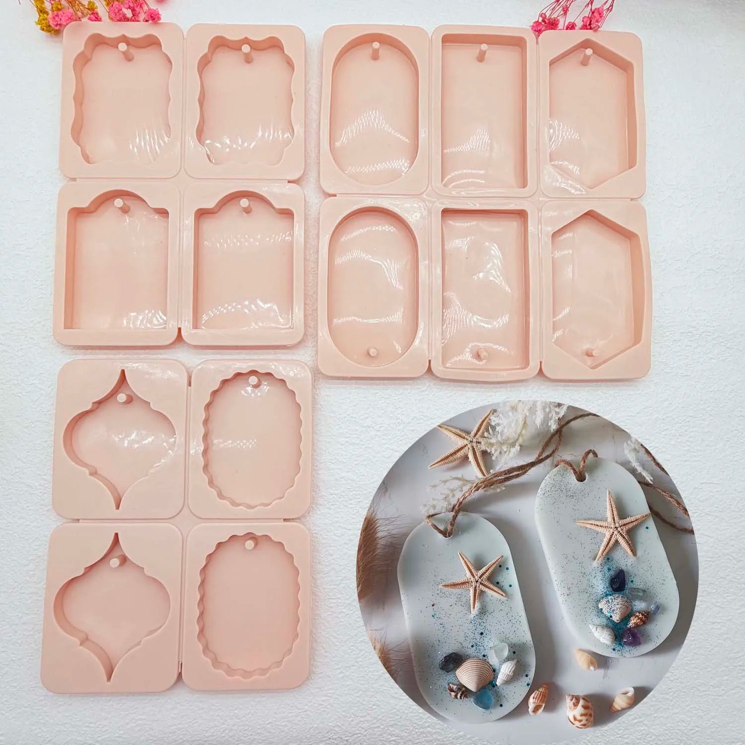 3-Style Silicone Aroma Wax Tablet Mold – DIY Candle & Soap Candle & Soap Mold Zpaxo