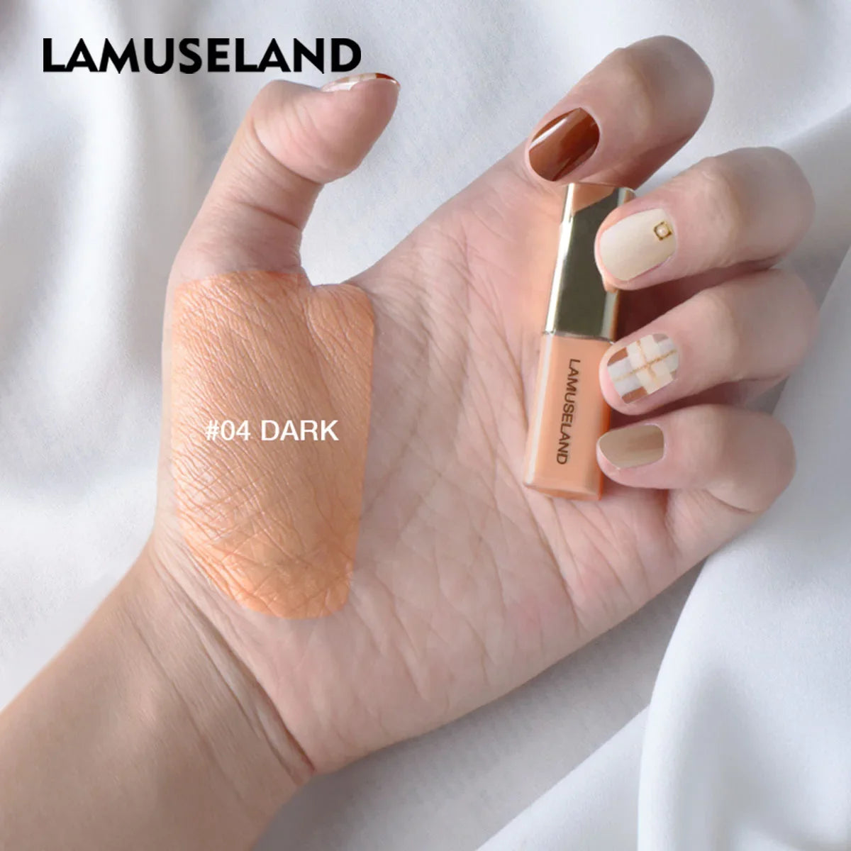 Eyes Face Concealer Liquid Cover Dark Circles Acne Natural Make up Effect Anti cernes Base Foundation Cream Cosmetics Zpaxo 04