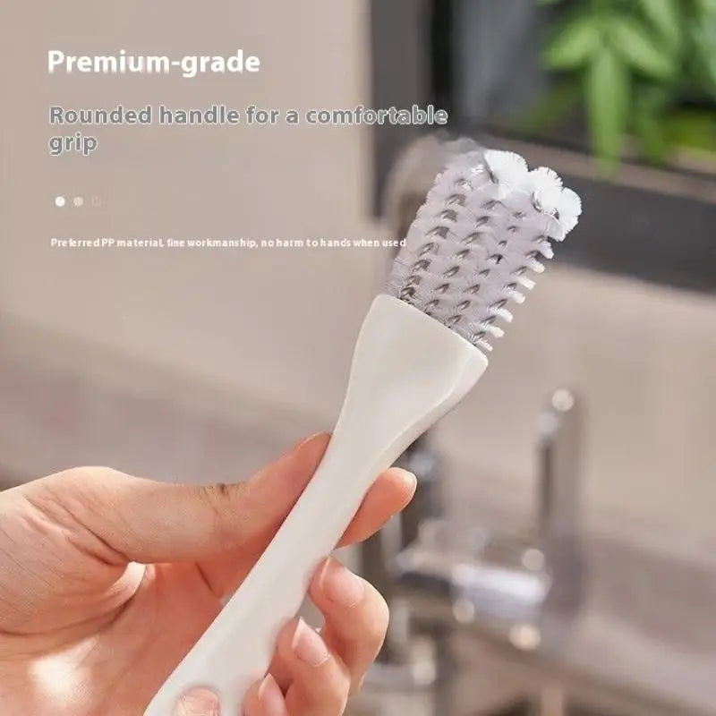 1Pc Bird Cage Cleaning Brush Tool, Bird Poop Remover,Parrot Cage Sanitary Brush Stove Brush Barbecue Grilles Cleaning Brush Zpaxo White