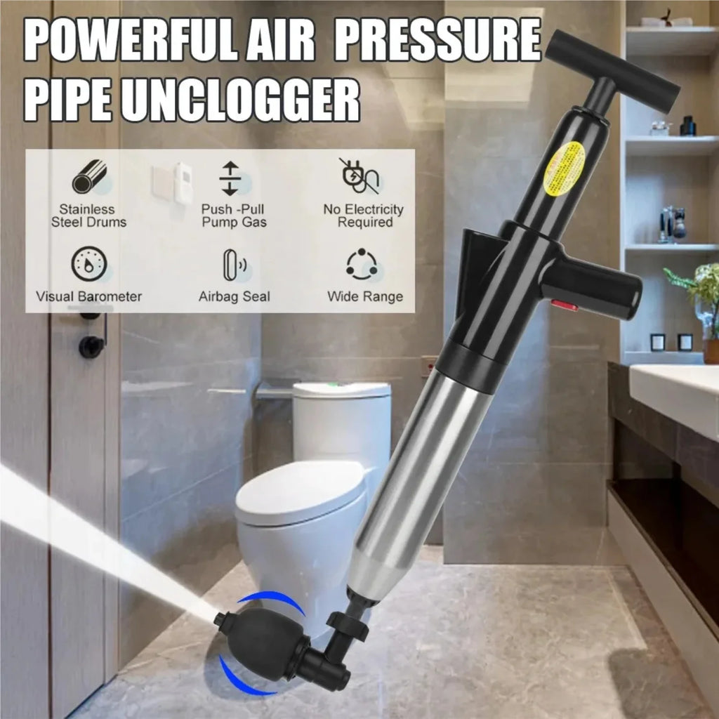 Toilet Unclogger Can Instantly Clear The Sewer Block The Toilet And Create A Universal Kitchen Floors Drain With Air Pressure Zpaxo