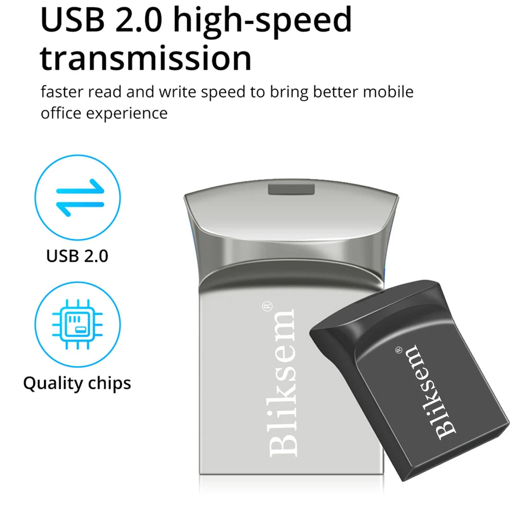USB Thumb Drive 128GB 64GB 32GB 16GB 8GB 4GB 2GB 1GB USB2.0 Flash Drive High-Speed Transmission Memory Stick Zpaxo