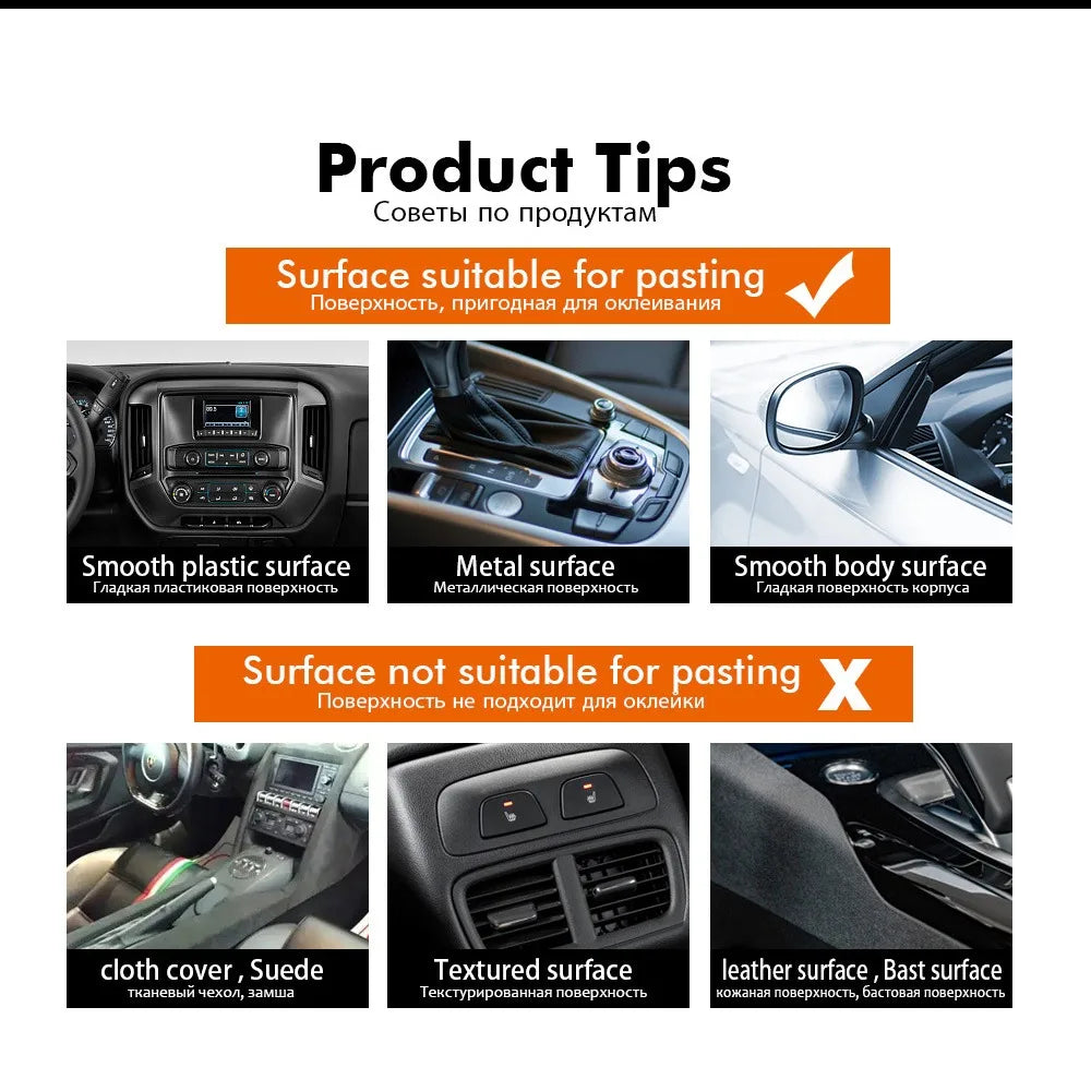 PVC Car Stickers Matt Brushed Aluminum Self Adhesive Metallic Premium