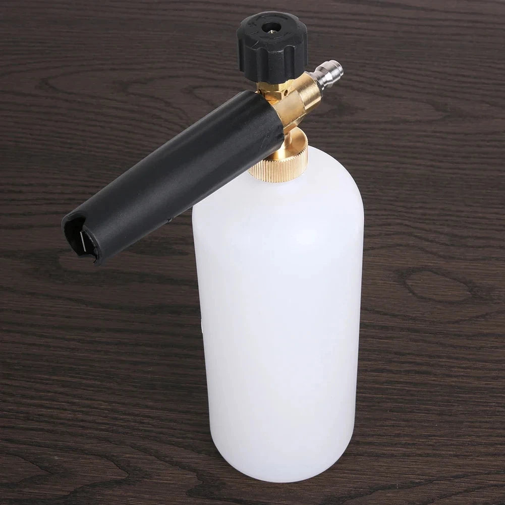 Foam Pot Vehicle Cleaning Adjustable Snow Gun Thick 1 Quick Connector