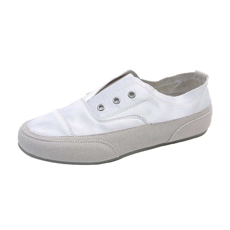 Women's Slip-on Sneakers Satin Casual Flat Bottom Spring Design Zpaxo image color 4 37