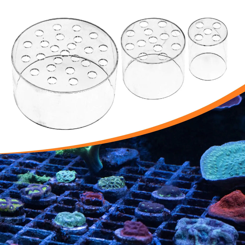 Aquarium Feeder Acrylic Coral Cover Shield Feeding Breeding Zpaxo