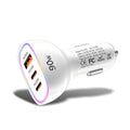 90W USB C Car Charger Dual PD 30W Multiple Ports Fast Charging