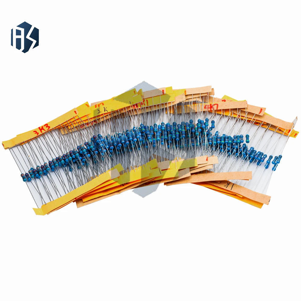10 1M 1 4W Metal Film Resistor Assortment 30 Values Each Key Zpaxo