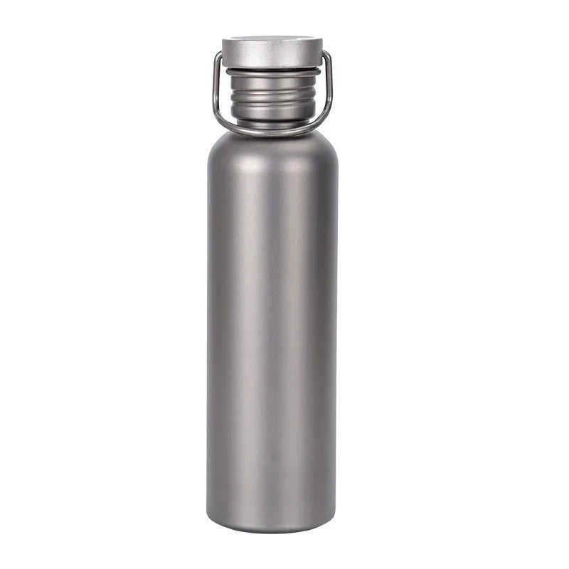 500/600/750ML Pure Titanium Sports Water Bottle for Outdoor Cycling, Travel, Camping, Lightweight, Suitable for Boiling Water Zpaxo