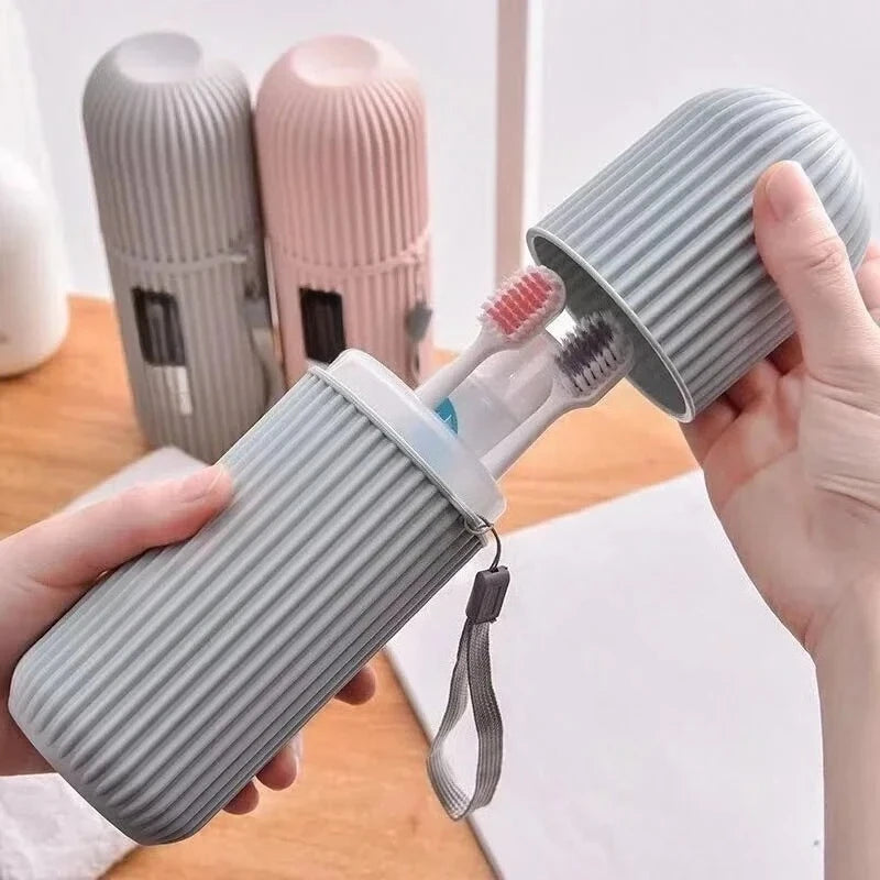 Portable Travel Toothbrush Toothpaste Storage Box Reusable Suitable