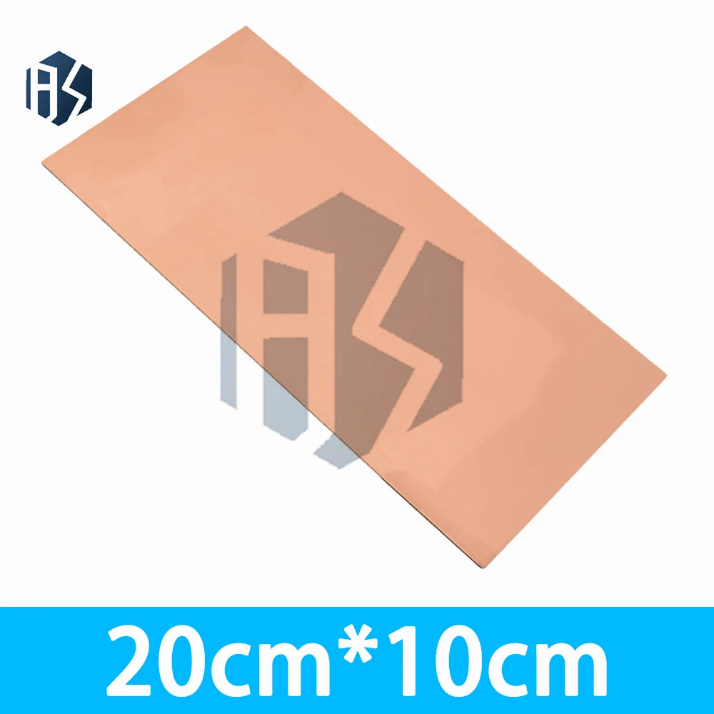100 200 FR4 Copper Clad Laminate DIY Printed Circuit Board PCB Blank Zpaxo