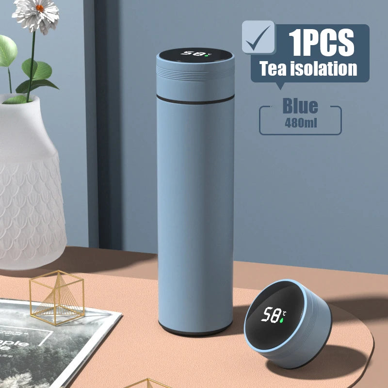 Outdoor Smart Thermos Cup 304 Stainless Steel Temperature Display