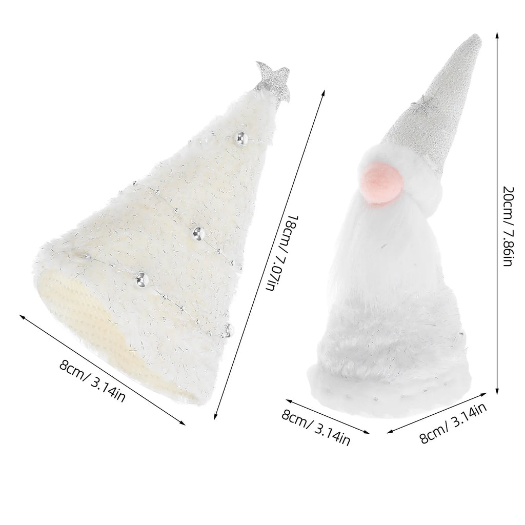 Gnomes Christmas Tree Decoration No-face Holiday Treetop Ornaments