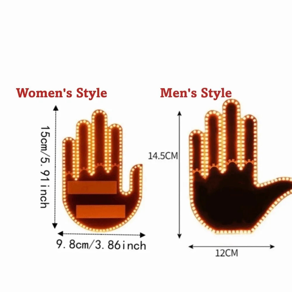 Remote Control Gesture Lights Five Finger Shaped Funny Hand Lamp Zpaxo