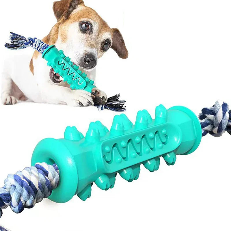 Rubber Dog Molar Toothbrush Toys Chew Cleaning Teeth Safe Puppy Dental Care Soft Pet Cleaning Toy Supplies Pet Accessories 1PC Zpaxo 7