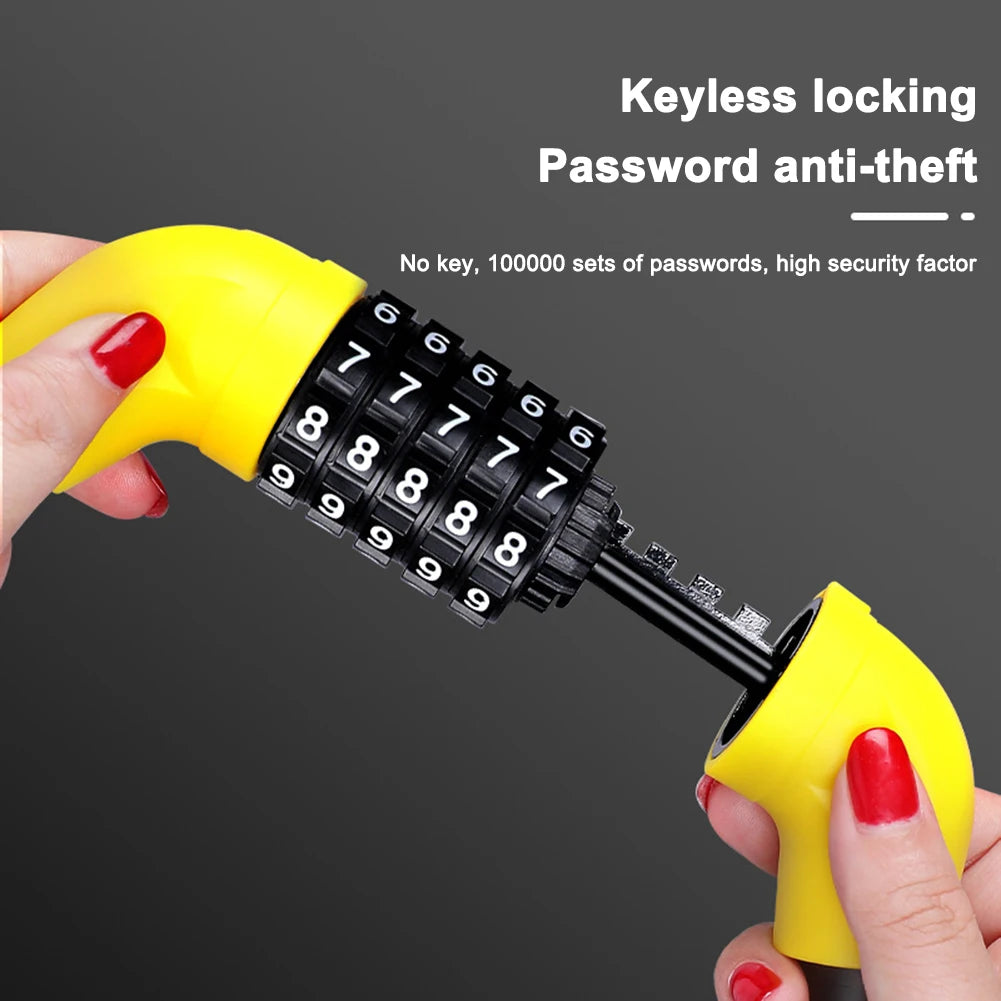 Universal MTB Scooter Combination Lock Motorcycle Anti-theft Steel