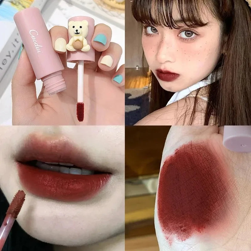 Smooth Matte Lipstick Waterproof Long Lasting Lip Gloss Multi-purpose