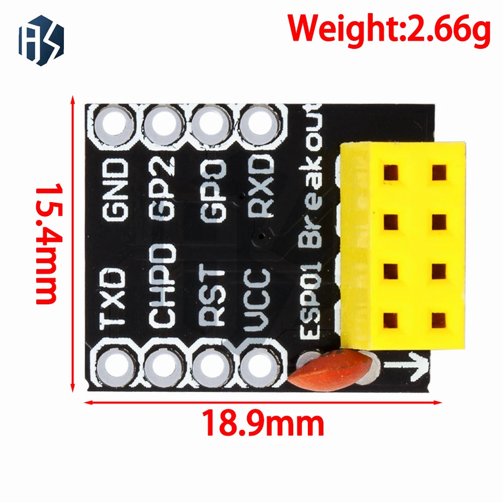 ESP-01 Esp8266 ESP-01S Model Of The ESP8266 Serial Breadboard Adapter To WiFi Transceiver Module Breakout UART Module Zpaxo