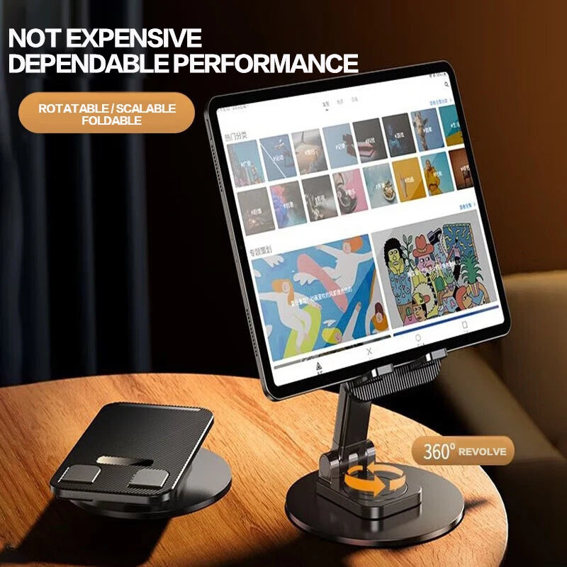 360° Rotation Stand Desktop Mobile Phone Holder Universal Cellphone Holder Foldable Phone Bracket For iPhone 16 15 Xiaomi Huawei Zpaxo