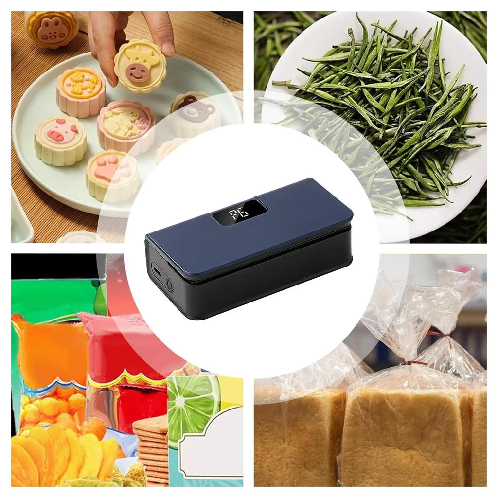 Magnetic Bag Sealing Machine 6-Levels Food Resealer Tool Portable