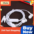 1 2m PTT Mic Earpiece Walkie Talkie 2 Pin Headset Replacement