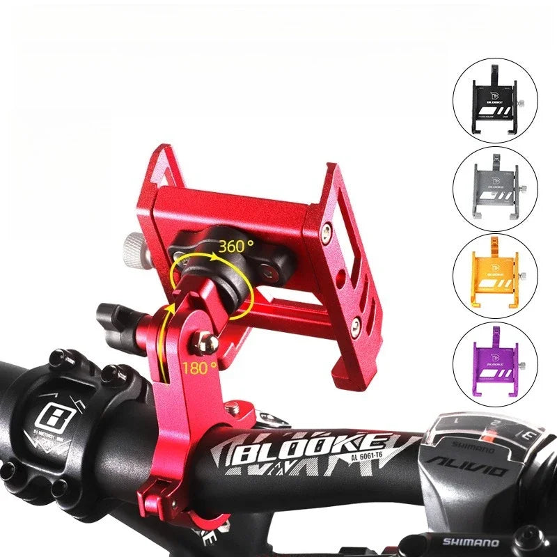 New Bicycle Riding Mobile Phone Fixed Bracket Mountain Bike Riding Mobile Phone Navigation Adjustable Bracket Riding Supplies Zpaxo