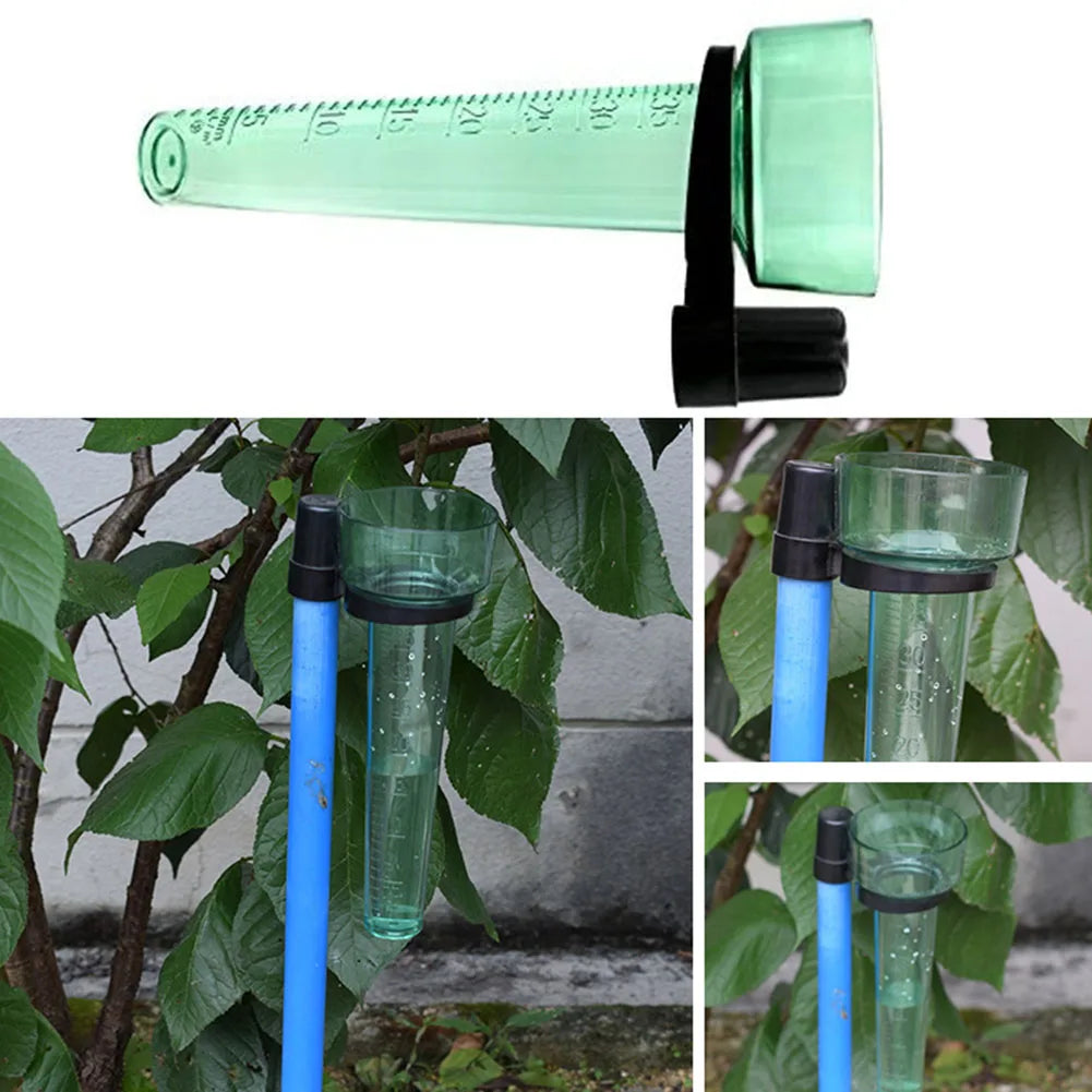 35mm Rain Gauge Rainwater Meter Polystyrene Water Rain Measurement Tool Outdoor Garden Ground Rainfall Guage Zpaxo