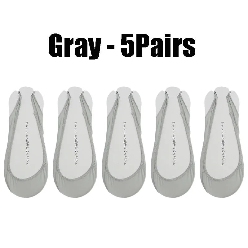 Invisible Silicone Anti-slip Short Socks Summer Ice Silk Ultra-thin