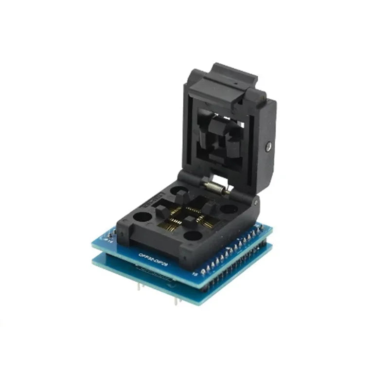 QFP32 to DIP28 Test Seat QFP44 to DIP40 Test Seat AVR Programming Burning Seat 0.8 Spacing Zpaxo