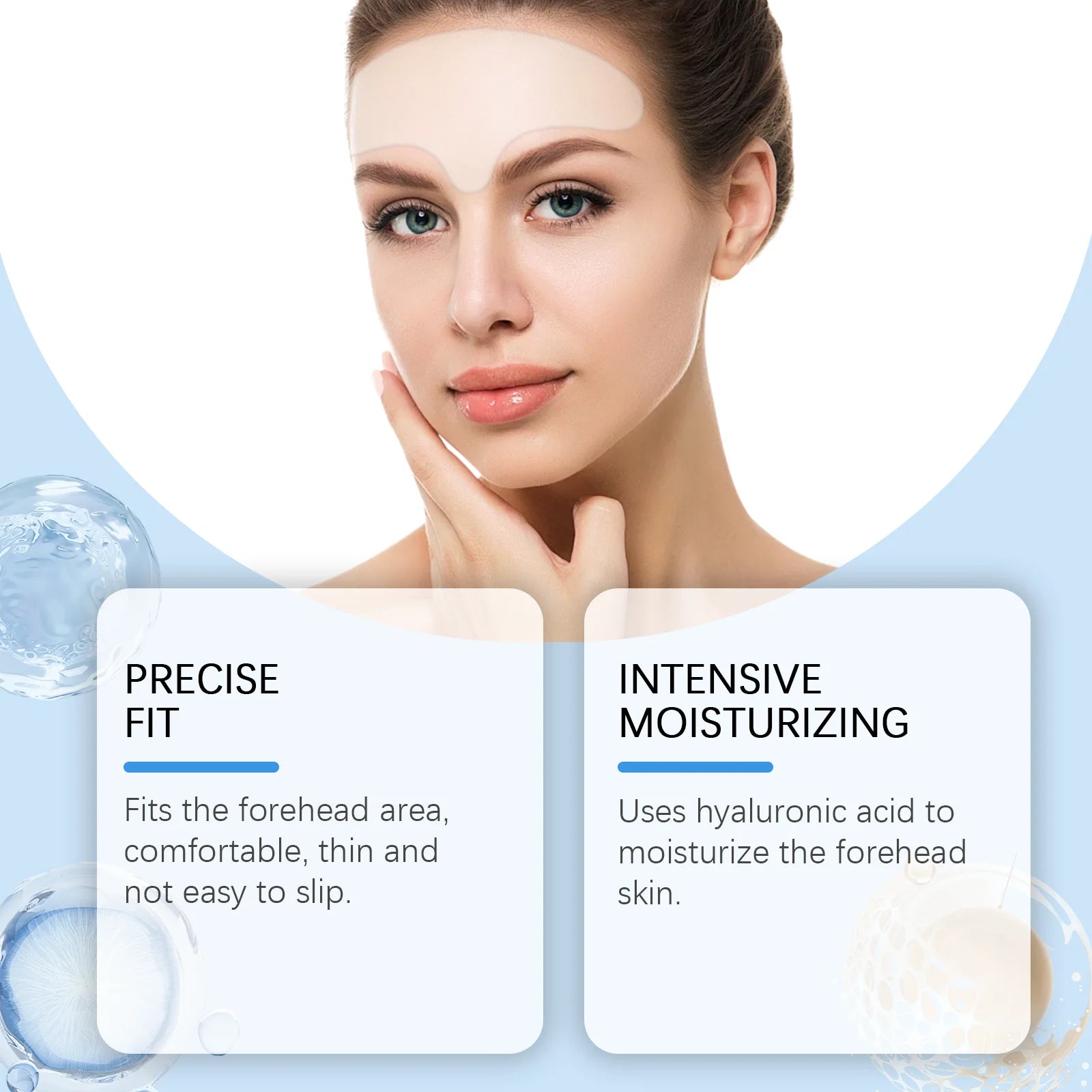 Collagen Anti-Wrinkle Forehead Patch – Frown Line Remover Forehead Wrinkle Patch Zpaxo