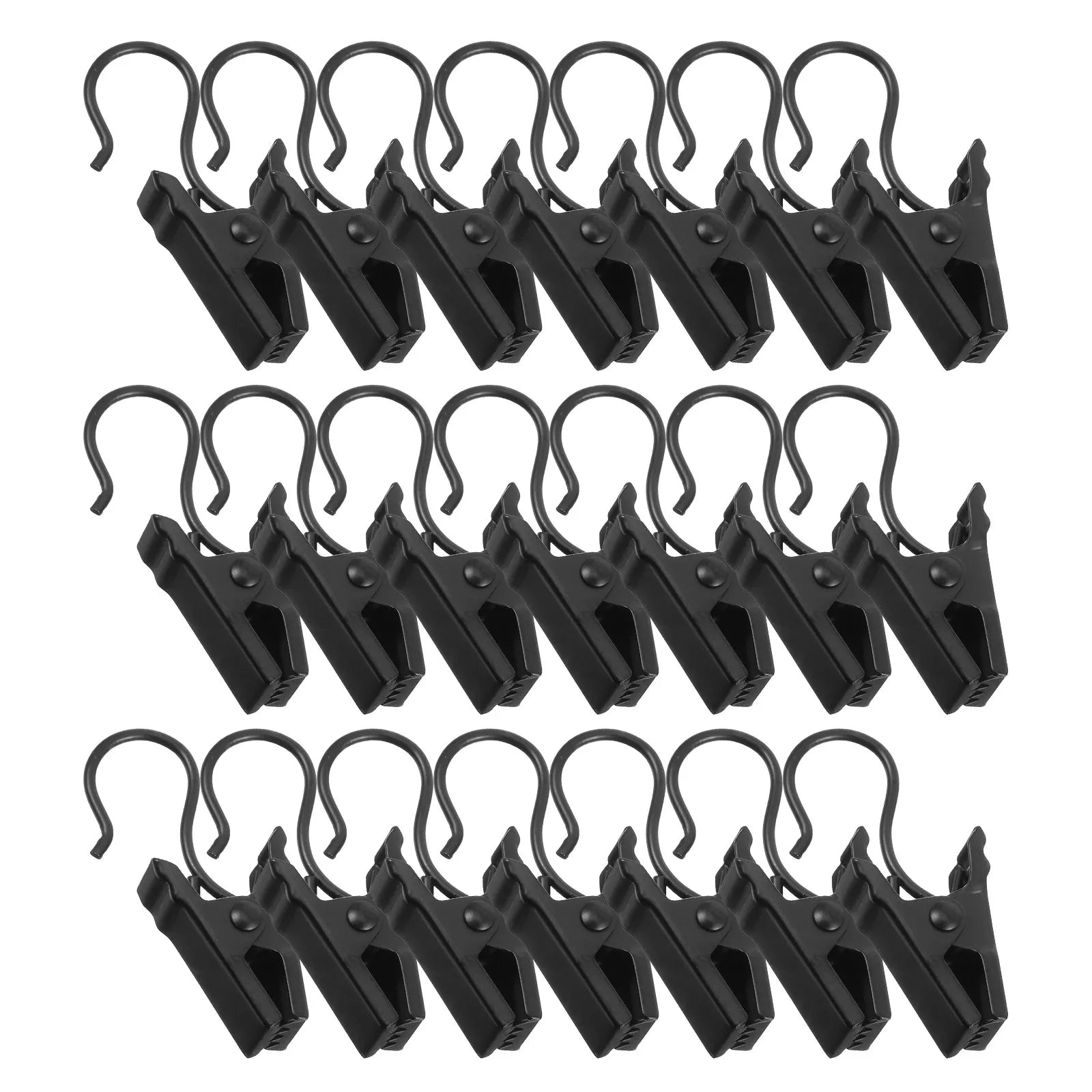 Heavy Duty Iron Hanging Clips Shower Curtains Adjustable Clip Width