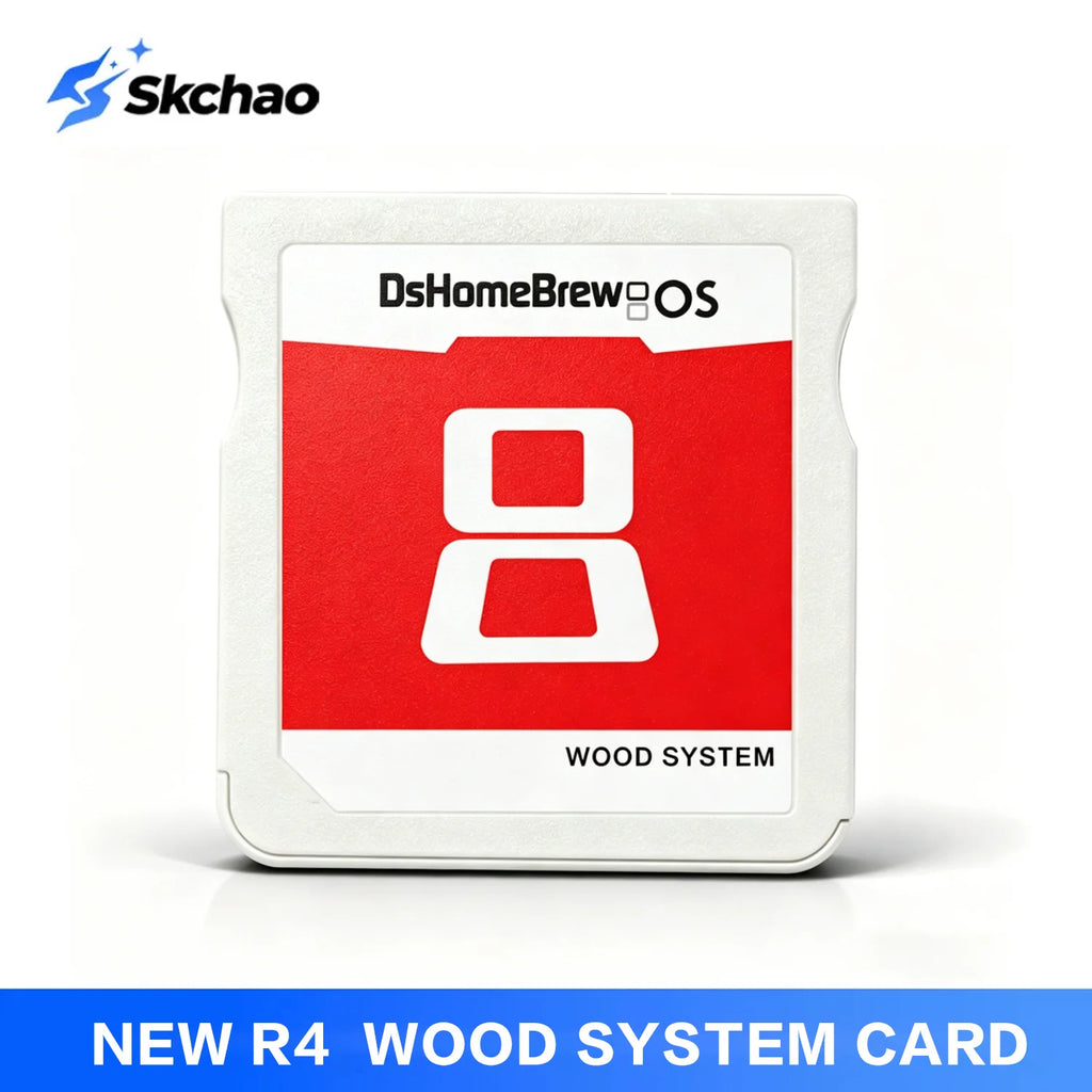 New DsHomeBrew OS Wood System Card DS FlashCard For NDS/NDSL/NDSI/NDSI XL/2DS/3DS/NEW 3DS/3DS XL Vedio Game Card Zpaxo