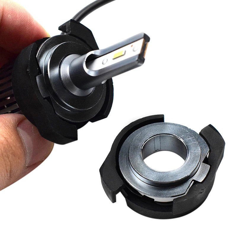 H7 Automobile Led Headlight Bulb Base Replacement Holder Adapter