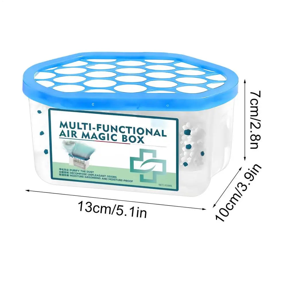 Dust Removal Box Long-Lasting Indoor Freshener Automatic Dust-Sucking Air Fresheners for Home for Home Bathroom Closet Car Pet Zpaxo Blue