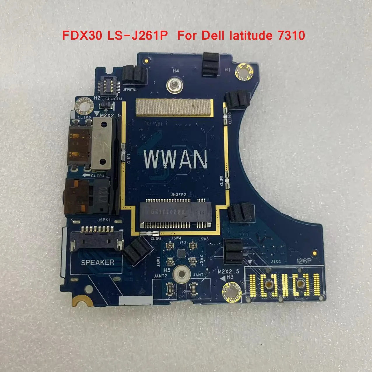 FDX30 LS-J261P Dell Latitude 7310 E7310 Laptop USB AUDIO WWAN SIM