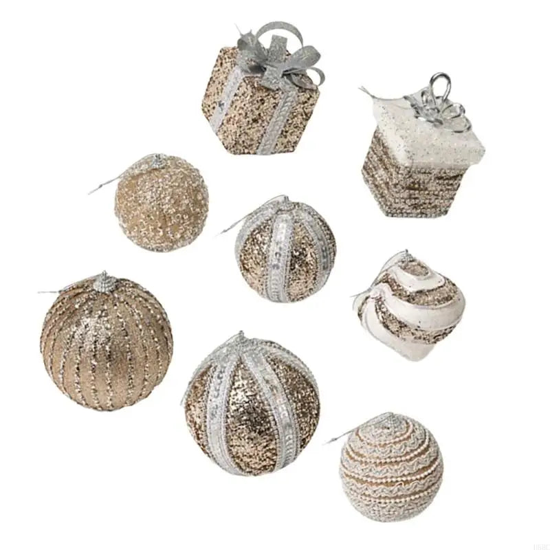 Shatterproof Christmas Baubles Glittering Tree Ball Ornament Wreath
