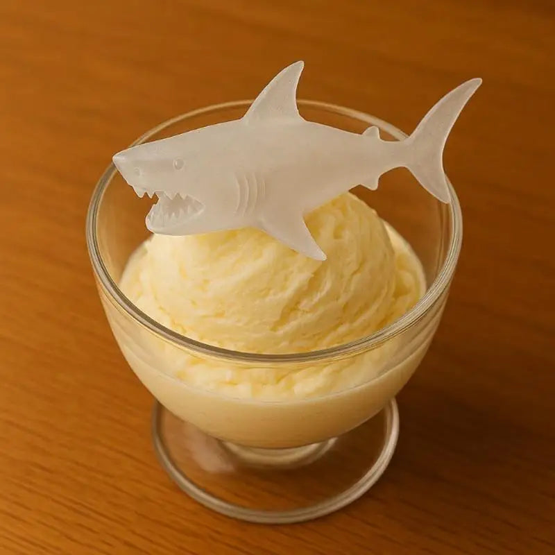 Shark Molds Silicone 3D Funny Ice Mold Cute Maker Mould Shaper Easy