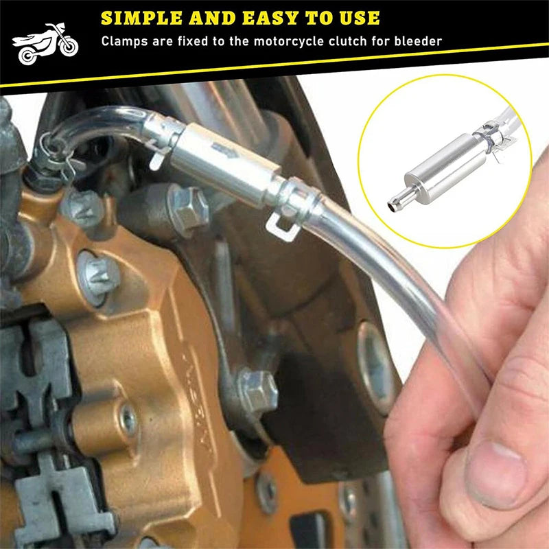 Car Motorcycle Brake Bleeding Oil Change Pump Tool Bleeder Fluid Hose