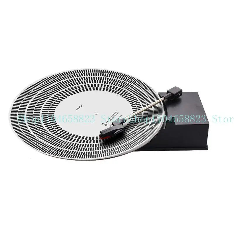Double-sided Tachometer Turntable Calibration Disc Plastic Material Zpaxo White China Mainland