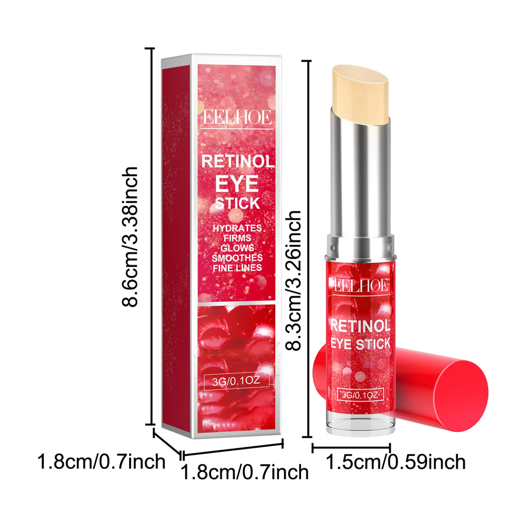 Retinol Eye Stick Anti-Wrinkle Lifting Firming Eye Cream Stick for Dark Circles & Fine Lines Moisturizing Brightening Skin Care Zpaxo