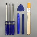 7Pcs Professional Repair Tool Kit Torx T6 T8 T10 Security Screwdriver Set Game Console Controller For PS5 PS4 PS3 Xbox One 360 Zpaxo Blue Kit