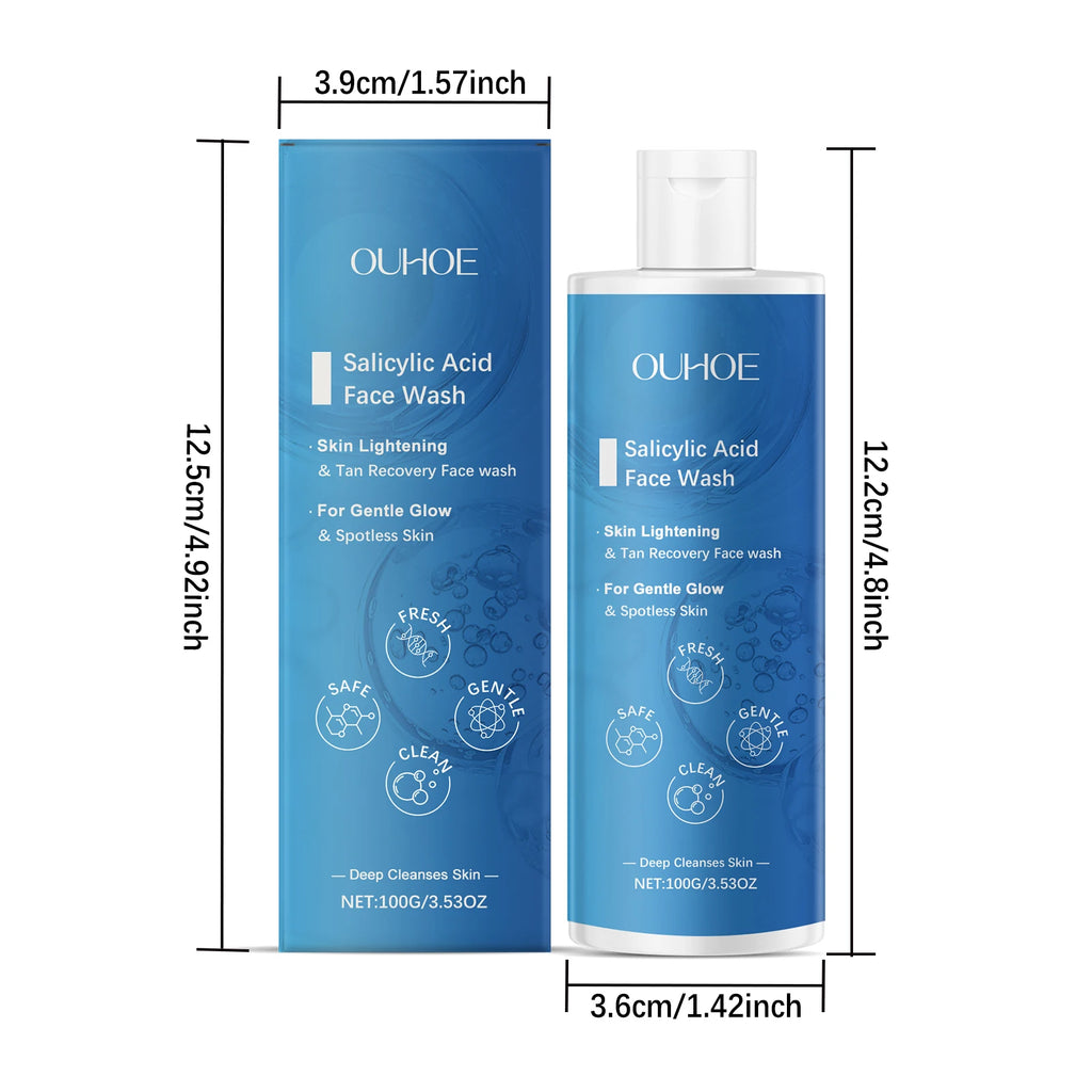 Salicylic Acid Facial Cleanser – Acne & Pore Control Face Wash Facial Cleanser Zpaxo