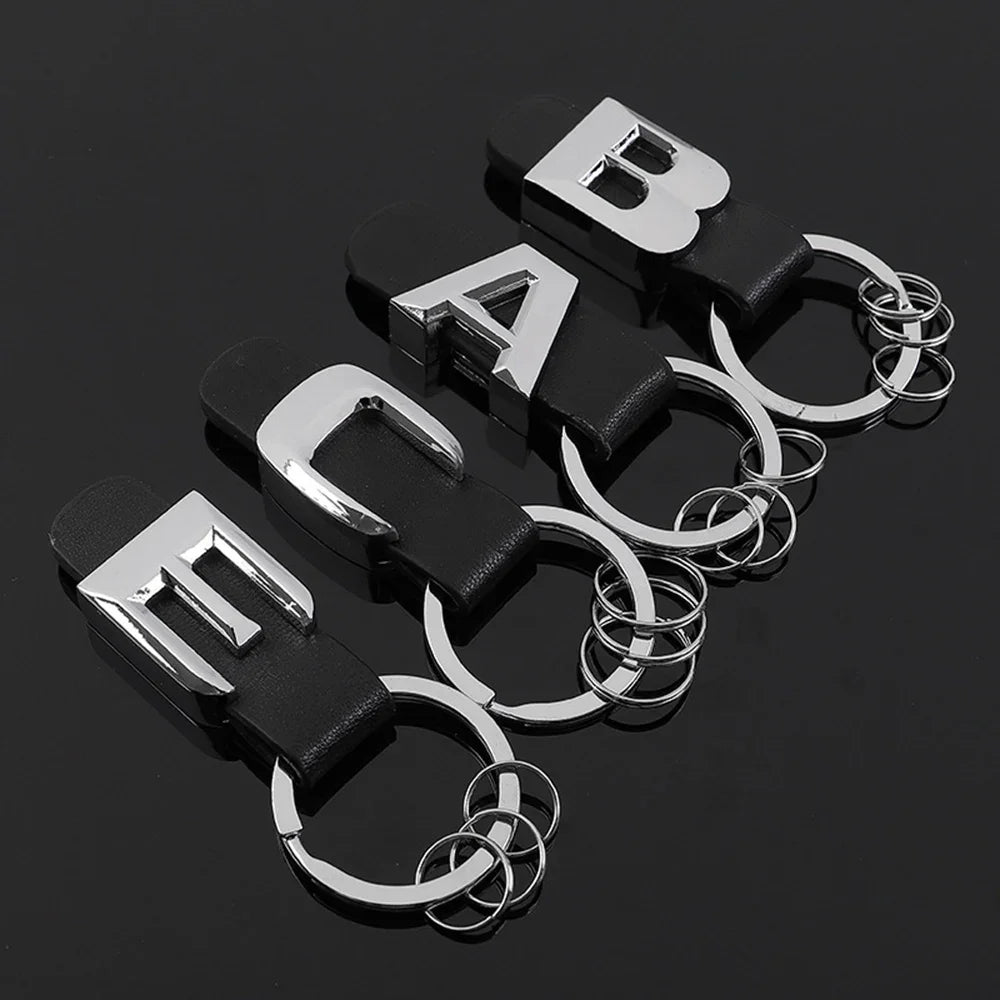 3D Mercedes Benz Keychain – Zinc Alloy & PU Leather Key Ring