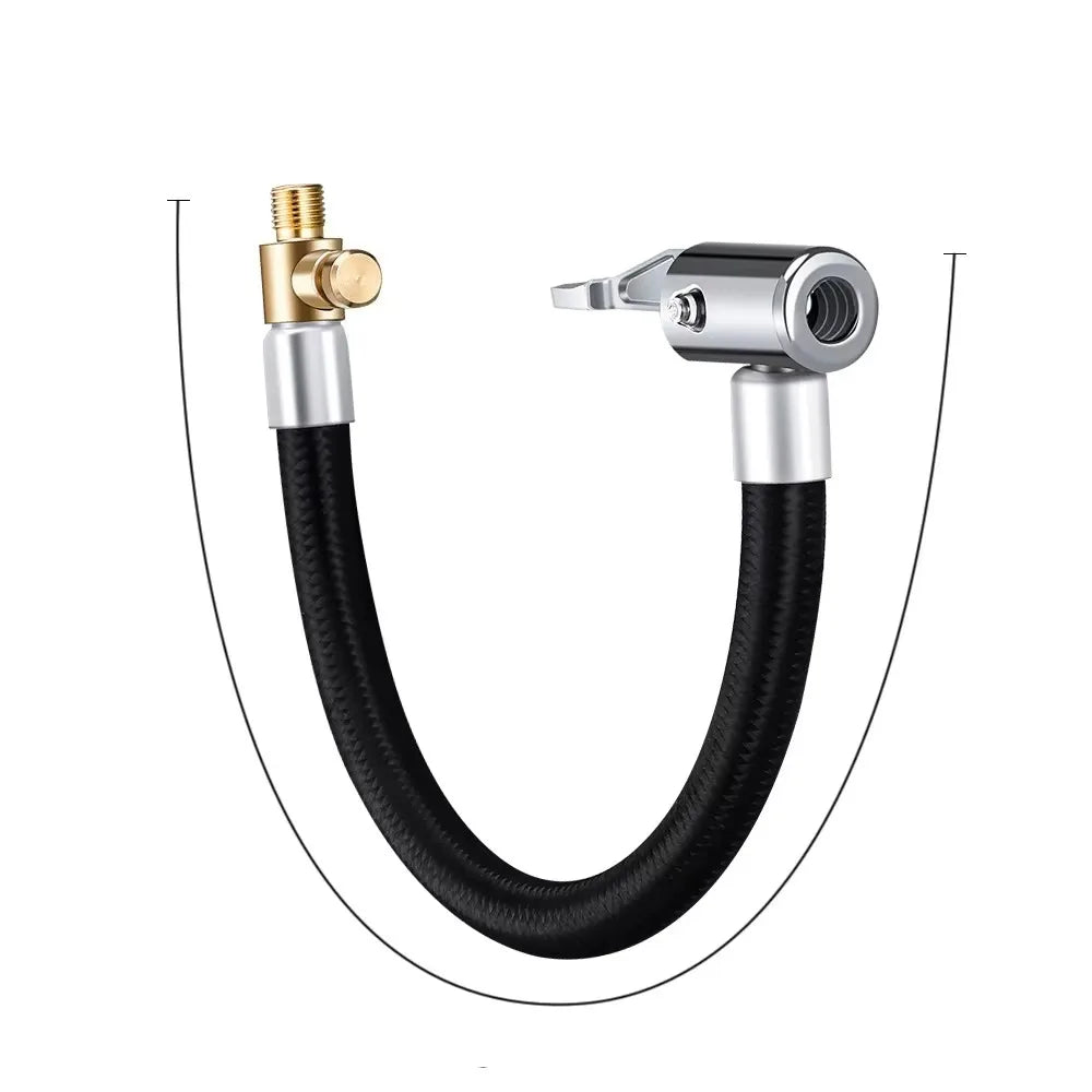 Tire Inflator Extension Hose 10–60cm | Locking Air Chuck