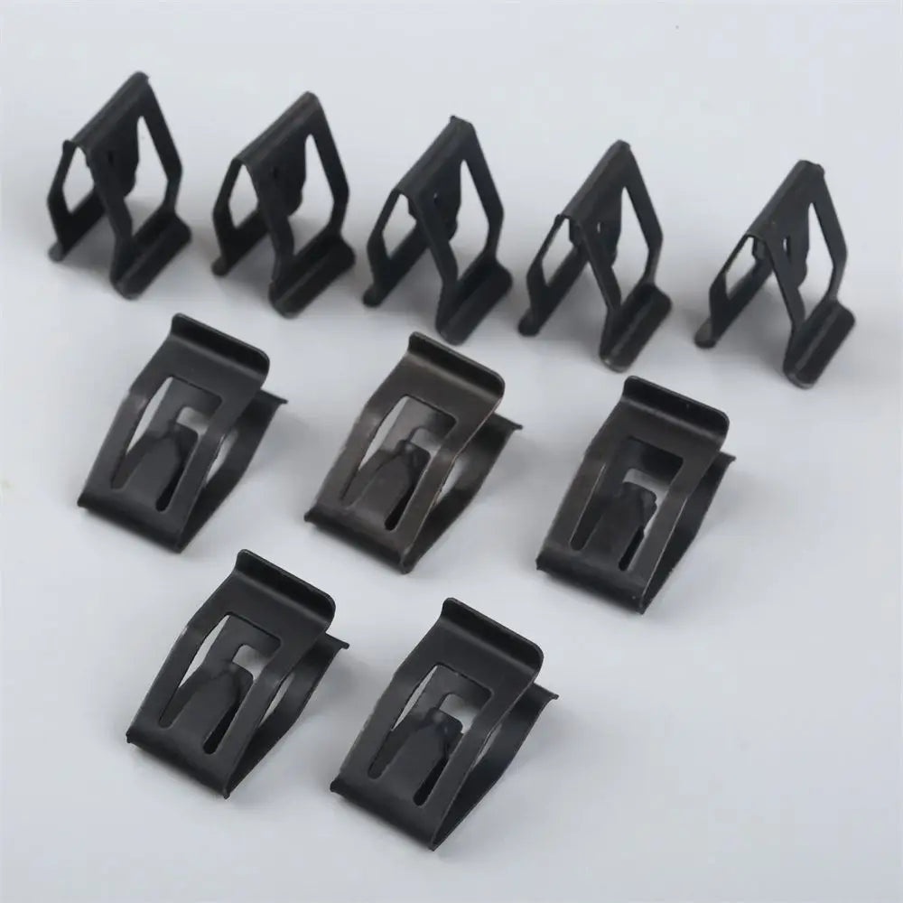 Black Rivet Interior Trim Plate Metal Clip Auto Fastener Clip Front Console Retainer Dashboard Fastener Dashboard Rivet Zpaxo